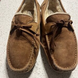UGG Brown Suede Loafers